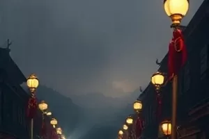 文艺剧《海岸线以北》封面，阴天海岸与一座白色灯塔