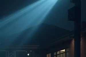 科幻剧《星轨之外》封面，深空航站与环形轨道